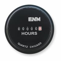 ENM Hour Meter: Hour Meters, Front Panel Mounting, Analog, 120 V AC – 240 V AC, Analog, Tenth, 12/4X (MPN T50A52). Key specifications — Mounting Style: Flush; Bezel Face Shape: Round; Hour Unit Increment: Tenth; NEMA Enclosure Rating: 12; Brand: ENM; Manufacturer Part Number: T50A52; Meter Type_Broad: Analog.