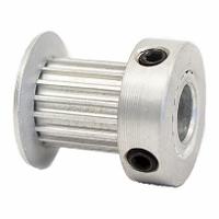 DAYTON Timing Pulley: Modified Curvilinear, Fixed, For GT Timing Belt Section, For 9 mm Belt Wd (MPN 17-2P09-6CA3). Key specifications — Brand: DAYTON; Finish: Clear Anodized; For Belt Series: Powerhouse®.