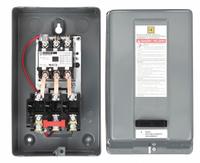 SQUARE D Definite Purpose Magnetic Motor Starter: Non-Reversing, 3 Poles, 20 A, 120V AC Coil (MPN 8911DPSG13V02). Key specifications — Brand: SQUARE D; Thermal Units Required: 3 Thermal Units Required (Not Included).