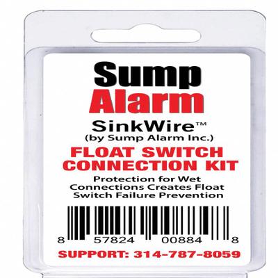 SUMP ALARM Float Switch Connection Kit: Float Switch Connection Kit, For 1 Floats - Extension Cables for Float Switches