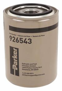 PARKER Hydraulic Filter Element: 20 gpm Max. Flow, 150 psi Max. Pressure, 1"-12 Inlet Thread Size (MPN 926543). Key specifications — attr95846: Paper; attr98907: PARKER; attr95844: 3; attr95849: 4ZC86.