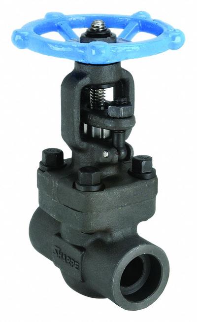 SHARPE Gate Valve: 1 in, Forged Steel, Rising, Socket x Socket, 1,975 psi CWP - Rising Stem Forged Steel Gate Valves for Petroleum & Gas Industry