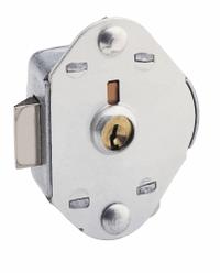 MASTER LOCK Deadbolt Lock: Silver, 7/32 in Mounting Hole Dia., 3/8 in Latch Bolt Projection (MPN 1714). Key specifications — attr1314056: Specified When Ordered; attr1314075: Yes; attr1314084: MASTER LOCK.