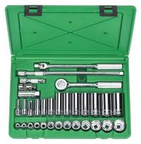 SK PROFESSIONAL TOOLS Socket Wrench Set: 3/8 in Drive, 32 Piece, 6-Point, SAE, 1/4 in to 1 in (MPN 4532). Key specifications — attr1224269: 3/8 in; attr1204638: Drive Tools Included; attr1204650: 1/4 in to 1 in; attr1204658: 7.6 in Fixed, Round Head Ratchet; attr1204673: Socket Bits Not Included; attr1204681: Wrenches Not Included; attr1204688: SK PROFESSIONAL TOOLS; attr1224230: Friction.