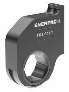 ENERPAC Torque Wrench Cassette: RLP Series, 1,909 N-m, 1,408 ft-lb, 1 3/4 in Max, 44.4 mm Max, RSL (MPN RLP1112). Key specifications — attr653139: RLP1112; attr653144: RLP; attr653147: ENERPAC; attr653153: RSL11000; attr653154: RSL Series Hydraulic Torque Wrench Drive; attr653169: Steel; attr653188: Torque Wrench Cassette; attr653198: Hex.