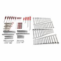 MILWAUKEE Mechanics Tool Set: 191 Total Pcs, Metric/SAE, 1/4 in/3/8 in Socket Drive Size, Tool Case (MPN 48-22-9489). Key specifications — attr538253: MILWAUKEE; attr548973: (5) Locking Plier; attr548974: (6) Screwdriver; attr548975: (50) 1/4" Drive Ratchet and Socket; attr548983: (4) Combination Wrenches.