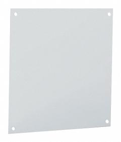 HUBBELL-WIEGMANN Interior Panel: Back Panel Panel, 9 in Overall Ht, 9 in Overall Wd, Steel, Painted (MPN P1010). Key specifications — Panel Style: Back Panel; Brand: HUBBELL-WIEGMANN; Finish: Painted; Manufacturer Part Number: P1010; Material: Steel.