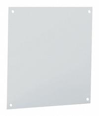 HUBBELL-WIEGMANN Interior Panel: Back Panel Panel, 9 in Overall Ht, 9 in Overall Wd, Steel, Painted (MPN P1010). Key specifications — Panel Style: Back Panel; Brand: HUBBELL-WIEGMANN; Finish: Painted; Manufacturer Part Number: P1010; Material: Steel.