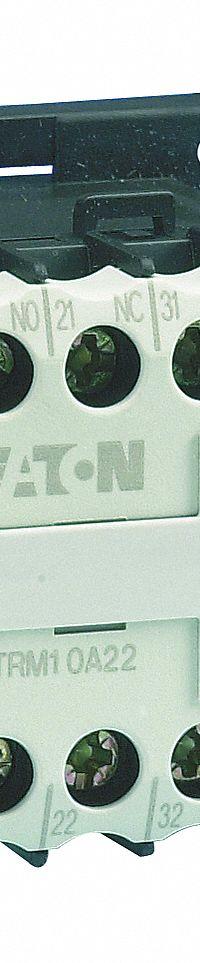 EATON IEC Mini Control Relay: DIN-Rail Relay Mounting, 240V AC Coil Volt, 2NO/2NC, 10 A (MPN XTRM10A22B). Key specifications — Brand: EATON.