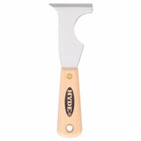 HYDE Painters Tool: Carbon Steel, 2 1/2 in Blade Wd, 3 3/8 in Blade Lg, Hdl. Mat. Wood (MPN 07975). Key specifications — attr1004951: HYDE; attr1013460: Wood.