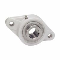 IPTCI BEARINGS 2 Bolt Flange Bearing: Radial Ball, 1 3/16 in Bore, PBT Plastic, Set Screws (MPN SUCTFL206-19). Key specifications — Bore Type: Cylindrical; Brand: IPTCI BEARINGS; Housing Material: PBT Plastic; Lubricant Material: H-1 Grease; Mounting Bolt Size: 3/8 in; Split Housing: Not Split; System of Measurement: Inch.