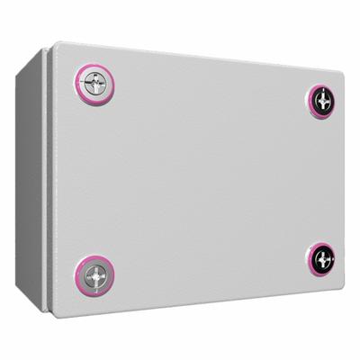 RITTAL Enclosure: Light Gray, Steel, 5 in x 7 in x 5 in, NEMA 1/12/3R/4 - Metallic Boxes