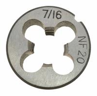 WESTWARD Alloy Steel Die, 7/16-20 UNF: CCT1060-115, Die