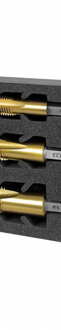 HOLEMAKER TECHNOLOGY Impact Tap Set: 12 Pc, M12x1.75 Metric/M16x2 Metric/M20x2.5 Metric/M24x3 Metric (MPN 308010-SET2). Key specifications — attr1300563: M16 Impact Tap; attr1300542: HOLEMAKER TECHNOLOGY.