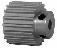 DAYTON Timing Pulley: Curvilinear, Fixed, For 15 mm Belt Wd, 18 Teeth, 5 mm Pitch, Aluminum (MPN 18-5M15-6A3). Key specifications — Brand: DAYTON; Finish: Clear Anodized; For Belt Series: Powerhouse®.