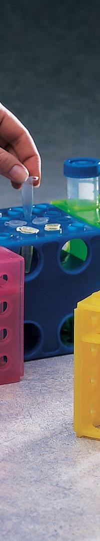 Tube Rack: 4 1/2 in Overall Wd, 4 1/2 in Overall Ht, 4 1/2 in Overall Lg, Polypropylene, Multicolor (MPN HS29050A/HEA29050A). Key specifications — Material: Polypropylene; Mounting Location: Benchtop; Color: Multicolor; Product Type: Test Tube Rack; Total Holding Capacity: (12) 3 to 7 mL Tubes; Brand: HEATHROW SCIENTIFIC.