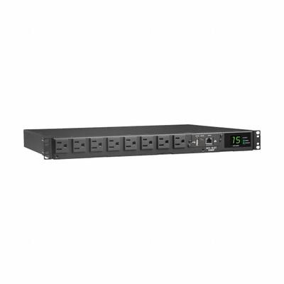 EATON TRIPP LITE PDU: Single-Phase, 120V AC, 8 Outlets, NEMA 5-15R, Metered - Network-Enabled Monitored PDUs