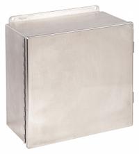 HOFFMAN Enclosure: Steel, 12 in x 10 in x 5 in, NEMA 12/13, Solid Cover, Hinged (MPN A1210CHQR). Key specifications — Brand: HOFFMAN; Closure Method: Quick Release Latch; Knockouts: Not Included.