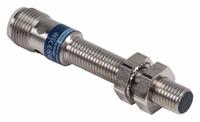 TELEMECANIQUE SENSORS Inductive Cylindrical Proximity Sensor: Built-in Connector, Shielded, 3 Wires (MPN XS608B1PBM12). Key specifications — Brand: TELEMECANIQUE SENSORS; AC Supply Voltage Rating: Not Rated; DC Supply Voltage Rating: 12-48V DC.