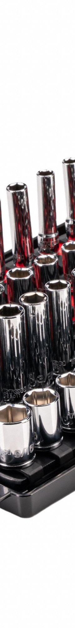 TEKTON Socket Set: 1/4 in Drive, 50 Piece, 6-Point, Metric/SAE, 4 mm to 15 mm/5/32 in to 9/16 in (MPN SHD90215). Key specifications — attr1224269: 1/4 in; attr1204685: Not Tether Capable; attr1227399: 6-Point Standard and Deep Socket Set; attr1204650: 5/32 in to 9/16 in; attr1204673: Socket Bits Not Included; attr1204688: TEKTON; attr1224230: Friction; attr1224354: No Thin Wall.