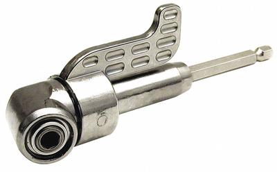 EAZYPOWER Offset Angle Driver: 1/4 in Hex Driver Compatible, 6 in Overall Lg - Right-Angle Drill Attachments