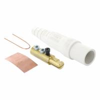Single Pole Inline: Male, White, 600V AC/600V DC, 190 A, Double Set Screw Termination, 16 Series (MPN 16D44-UW). Key specifications — Gender: Male; Series: 16; Brand: LEVITON.