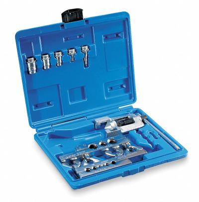 IMPERIAL Flaring and Swaging Tool: Single 45 Degree, Aluminum/Brass/Copper, Self-Centering - Flaring & Swaging Tool Kits