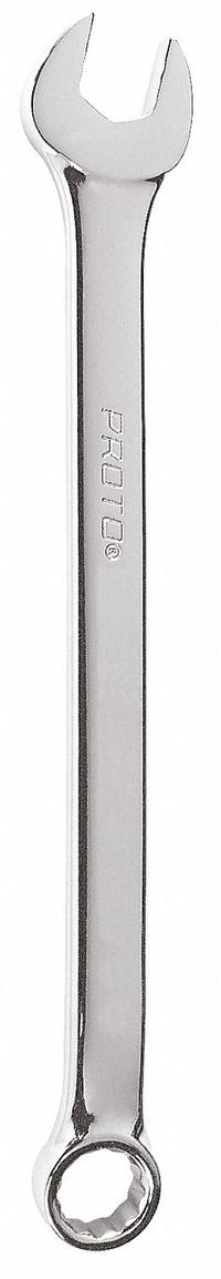PROTO Combination Wrench: Alloy Steel, Chrome, 11/32 in Head Size, 5 1/2 in Overall Lg, Offset (MPN J1211-T500). Key specifications — attr309539: 11/32 in; attr309567: Yes; attr324930: PROTO.