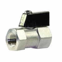 USA INDUSTRIALS Manual Two-Way Ball Valve: 1/4 in, 304 Stainless Steel, Straight Valve Body, Wedge (MPN ZUSA-VLV-68). Key specifications — Brand: USA INDUSTRIALS; Handle: Wedge.