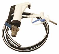LIQUIDYNAMICS INC. Hand Pump: Lever, Pump with Hose, Nozzle & Spout, 10 oz per stroke, Piston, 48 in (MPN 560008V-S2M). Key specifications — Brand: LIQUIDYNAMICS INC.; Housing Material: Polypropylene; Maximum Flow Rate: 10 oz per stroke; Suction Tube Material: Polyethylene.
