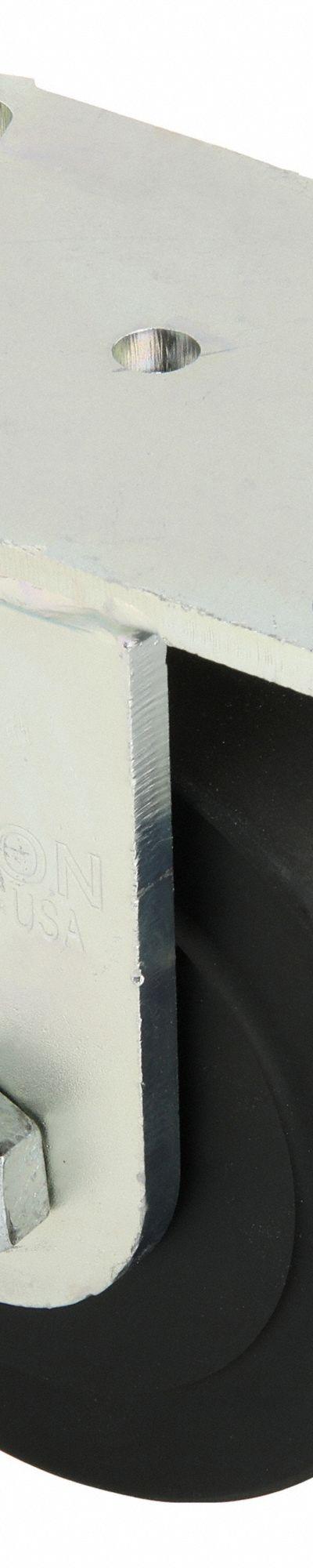 ALBION Plate Caster: Rigid - Heavy-Duty General-Purpose Kingpinless Plate Casters