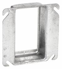RACO Plaster Ring: Raised, 1 1/4 in Raised Ht, Steel, 4 in Overall Lg, 4 in Overall Wd (MPN 775). Key specifications — Brand: RACO; Material: Steel; Cover Design: Raised.