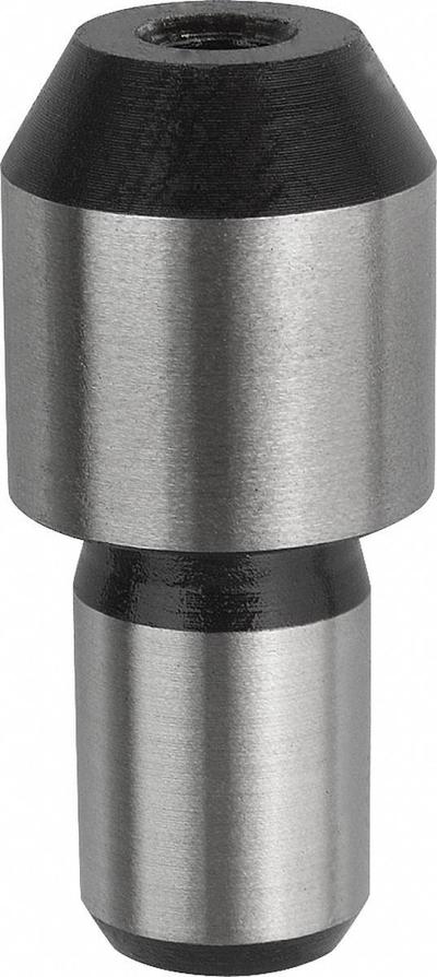 KIPP Stepped Round Locating Pin: Round, Shouldered, Tool Steel - Extractable Stepped Round Locating Pins