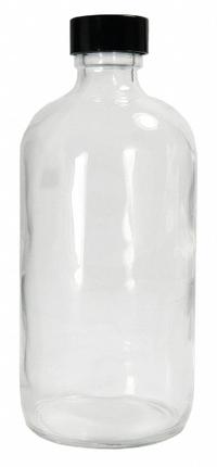 QORPAK Sampling Bottle: 960 mL, Colorless, 33-400, Phenolic, 12, PolyCone, Type III (MPN GLC-01228). Key specifications — Body Color: Colorless; Pre-Cleaned: None; Body Material: Soda Lime Glass; Brand: QORPAK; Screw Closure Size: 33-400; Graduated: No; USP Specification: Type III; Closure Attached: Attached.