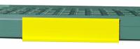 METRO Color Shelf Marker: MetroMax Q Series, 6 in Overall Wd, 1 1/2 in Overall Ht, Yellow (MPN CSM6-YQ). Key specifications — Brand: METRO; Color: Yellow; Compatible Brand and Series: MetroMax Q Series.