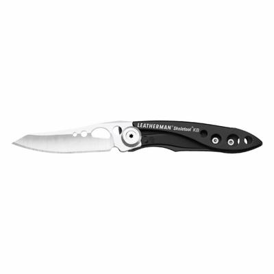 LEATHERMAN Knife: 2 1/2 in Blade Lg, 3 1/2 in Closed Lg, 5 3/4 in Overall Lg, Aluminum - Manually-Opening Folding Knives