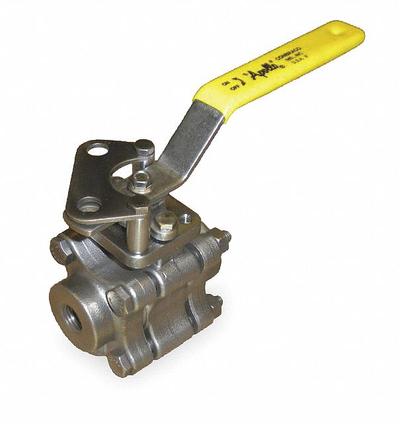 APOLLO Manual Two-Way Ball Valve: 3/4 in, Stainless Steel, Straight - Stainless Steel Ball Valves