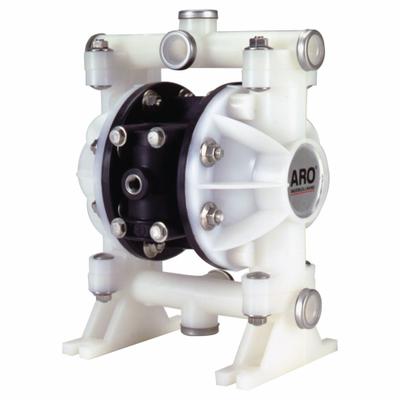 ARO Diaphragm Pump: PVDF Body, 1/2 in, NPT Connection, 13 gpm, 250 ft Max. Head - PVDF Housing AODD Pumps
