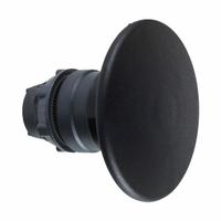 SCHNEIDER Mushroom Head Push Button: Black, 22 mm Mounting Size, Non-Metallic, Maintained (MPN ZB5AX2). Key specifications — Brand: SCHNEIDER; Action: Maintained; Series: XB5; Push Button Material Type: Non-Metallic.