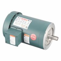 LEESON Three Phase TEFC Motors: C-Face Mount, Totally Enclosed Fan Cooled, 1 hp, 230/460V AC, T-Stat (MPN 121067.00). Key specifications — Brand: LEESON; Nameplate Voltage @ 60 Hz: 230/460V AC; Full Load Current @ 60 Hz: 3.2/1.6 A; Nameplate RPM @ 60 Hz: 1,725 RPM; Motor Enclosure: TEFC.