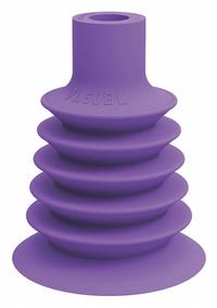 PIAB Vacuum Pad: Plain Pad without Adapter, 50 mm Pad Dia, Thermoplastic Elastomer, Purple, 60A (MPN VL50BL). Key specifications — attr1019194: VL50BL; attr1019196: PIAB; attr1019197: 60A.