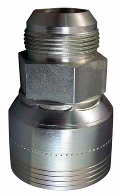 AEROQUIP Hydraulic Crimp Fitting: Steel x Steel, Straight, -12 For Hose Dash Size, JIC x Crimp (MPN 4SA16FJ12). Key specifications — Fitting Gender: Female x Genderless; Fitting Connection Type: JIC x Crimp; Thread Size: 1-5/16"-12; For Hose Dash Size: -12; Brand: AEROQUIP.