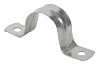 Conduit & Pipe Strap Clamp, Two-Hole: 2 1/2 in Trade Size, 316 Stainless Steel, IMC/RMC (MPN S625002S00). Key specifications — Manufacturer Part Number: S625002S00; Compatible Conduit Trade Size: 2-1/2 in; Compatible Conduit Type: IMC; RMC; Compatible Nominal Conduit/Pipe Size: 2-1/2 in; Compatible Pipe Size: 2-1/2 in; Finish: Polished; Indoor/Outdoor Usage: Indoor/Outdoor.