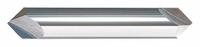 APPROVED VENDOR Chamfer Mill: Carbide, AlTiN Coated, Double End, 2 Flute, 60°, 3/8" Mill Dia (MPN 209-262375B)