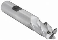 YG-1 Square End Mill: Cobalt, 4 Flute, 11/32" Mill Dia, 3/4" LOC, 2-1/2" OAL (MPN 07303)