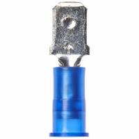 3M Wire Disconnect: Male Tab, Blue, Nylon, Partial Coverage, 16 AWG – 14 AWG Wire Size (MPN MNG14-250DMK). Key specifications — attr1307035: 3M; attr1307036: MNG14-250DMK.
