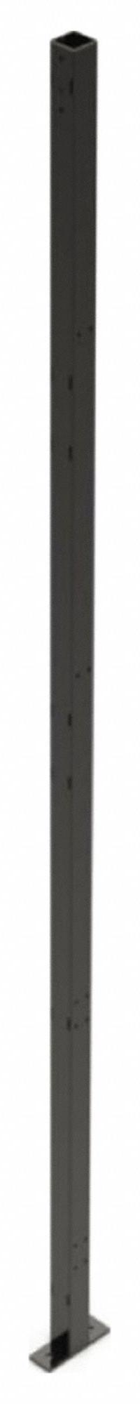 HUSKY RACK & WIRE Line Post: 10 ft H, Black, Powder-Coated (MPN V5510). Key specifications — attr1283297: Powder-Coated; attr1283316: Steel; attr1283313: Yes; attr1283333: HUSKY RACK & WIRE.
