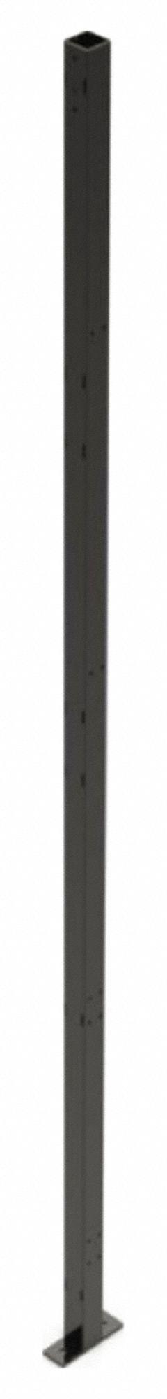 HUSKY RACK & WIRE Line Post: 10 ft H, Black, Powder-Coated (MPN V5510). Key specifications — attr1283297: Powder-Coated; attr1283316: Steel; attr1283313: Yes; attr1283333: HUSKY RACK & WIRE.