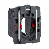 SCHNEIDER Contact Block: 22 mm Panel Mounting Size, 2NC, Momentary, ZB5 Series (MPN ZB5AZ104). Key specifications — Switch Action: Momentary; Terminal Connection Type: Screw Clamp Terminals; Brand: SCHNEIDER; Compatible with Series: ZB5.