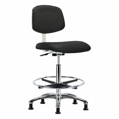 APPROVED VENDOR Cleanroom Task Chair: Vinyl, Armless, Ht Range 25 3/4 in to 35 1/2 in, 18 1/2 in Seat Wd - Vinyl Cleanroom Chairs
